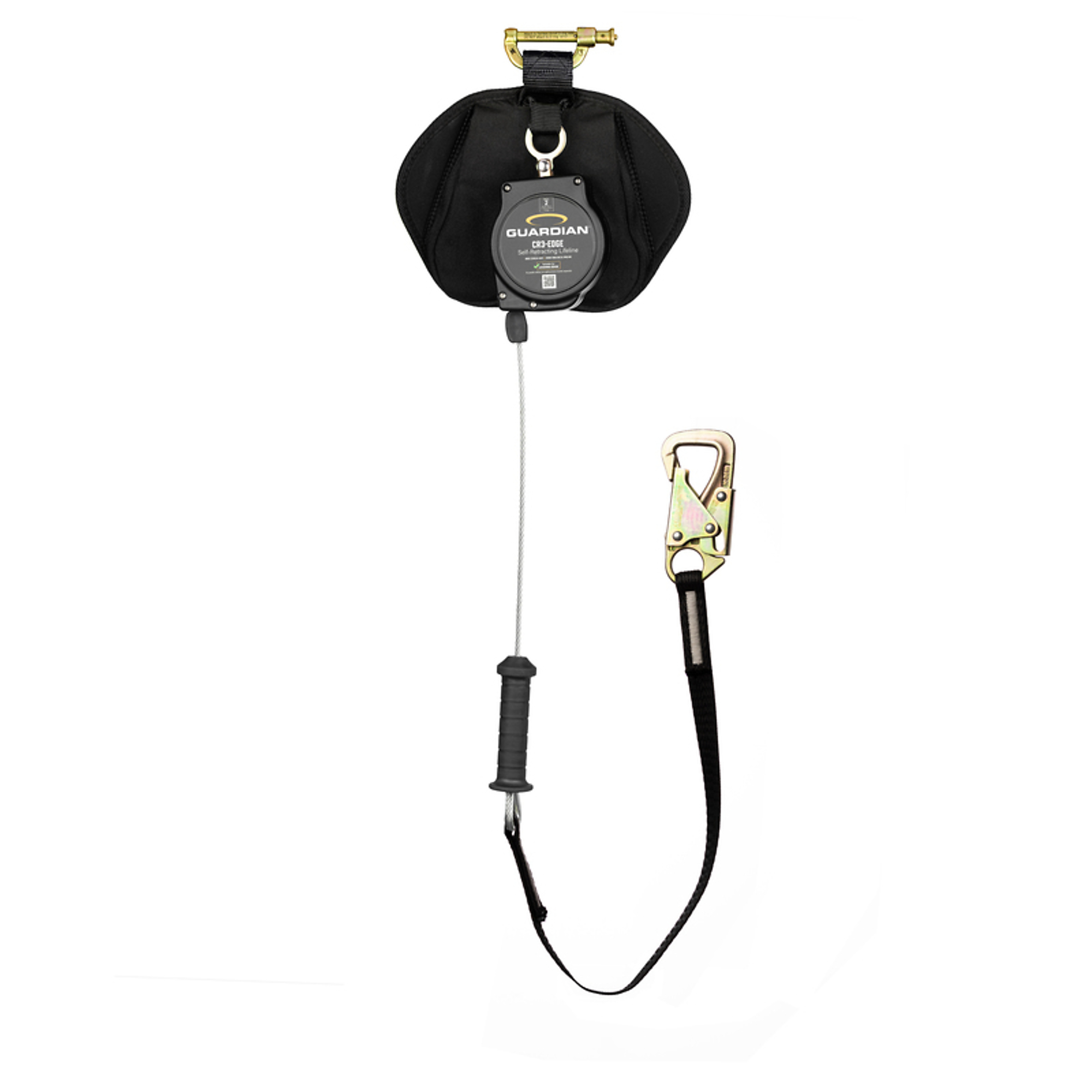 Guardian Fall Protection CR3-Edge Self-Retracting Lifeline — 8ft., Class 2, Shock Absorber, Model# 4200204